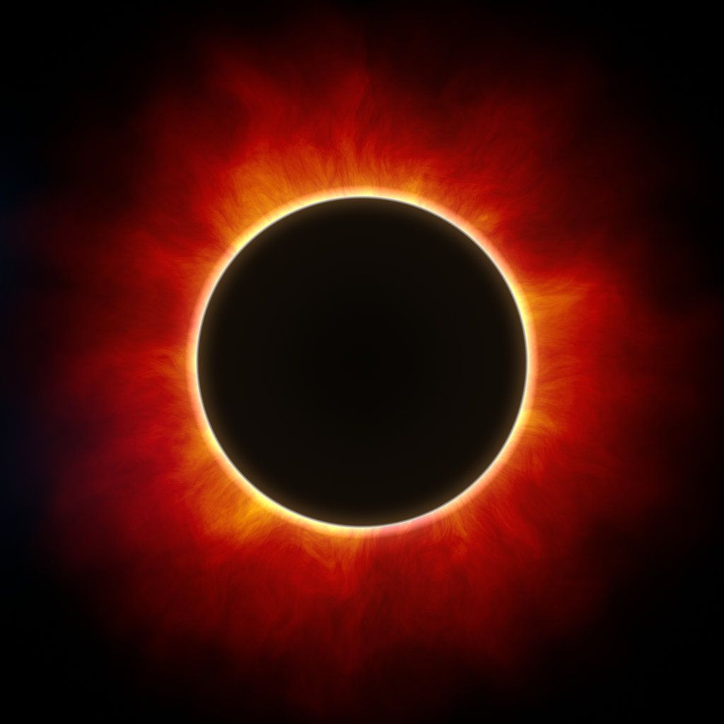 total solar eclipse wallpaper