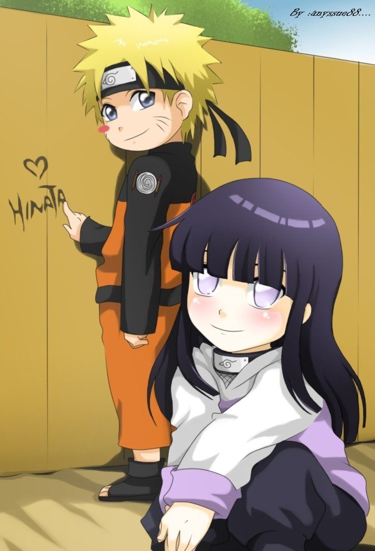 Naruto Wolpeyper Containing Anime Entitled Naruhina And Hinata Cute Wallpaper & Background Download
