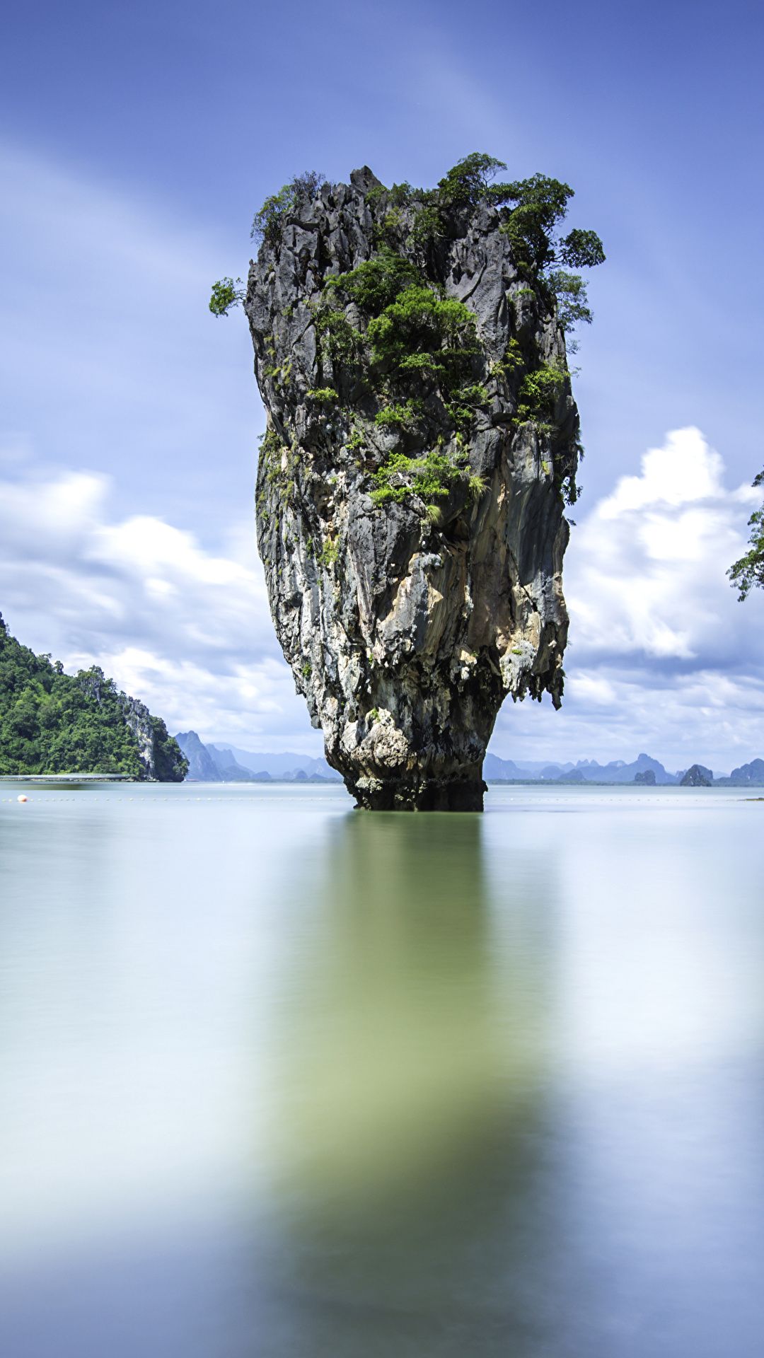 Image Thailand Phuket Rock Nature Tropics Bay 1080x1920