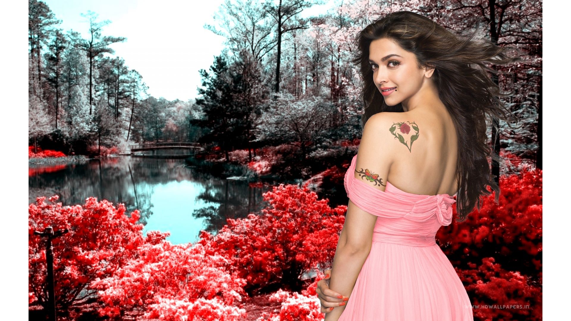 Deepika Padukone Bollywood Indian Actress New Tattoo