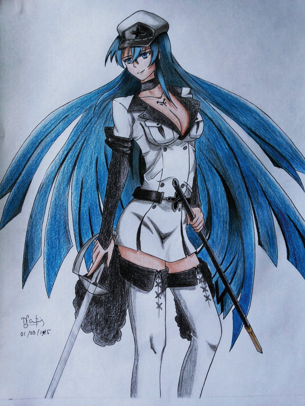 Esdeath from Akame ga Kill!