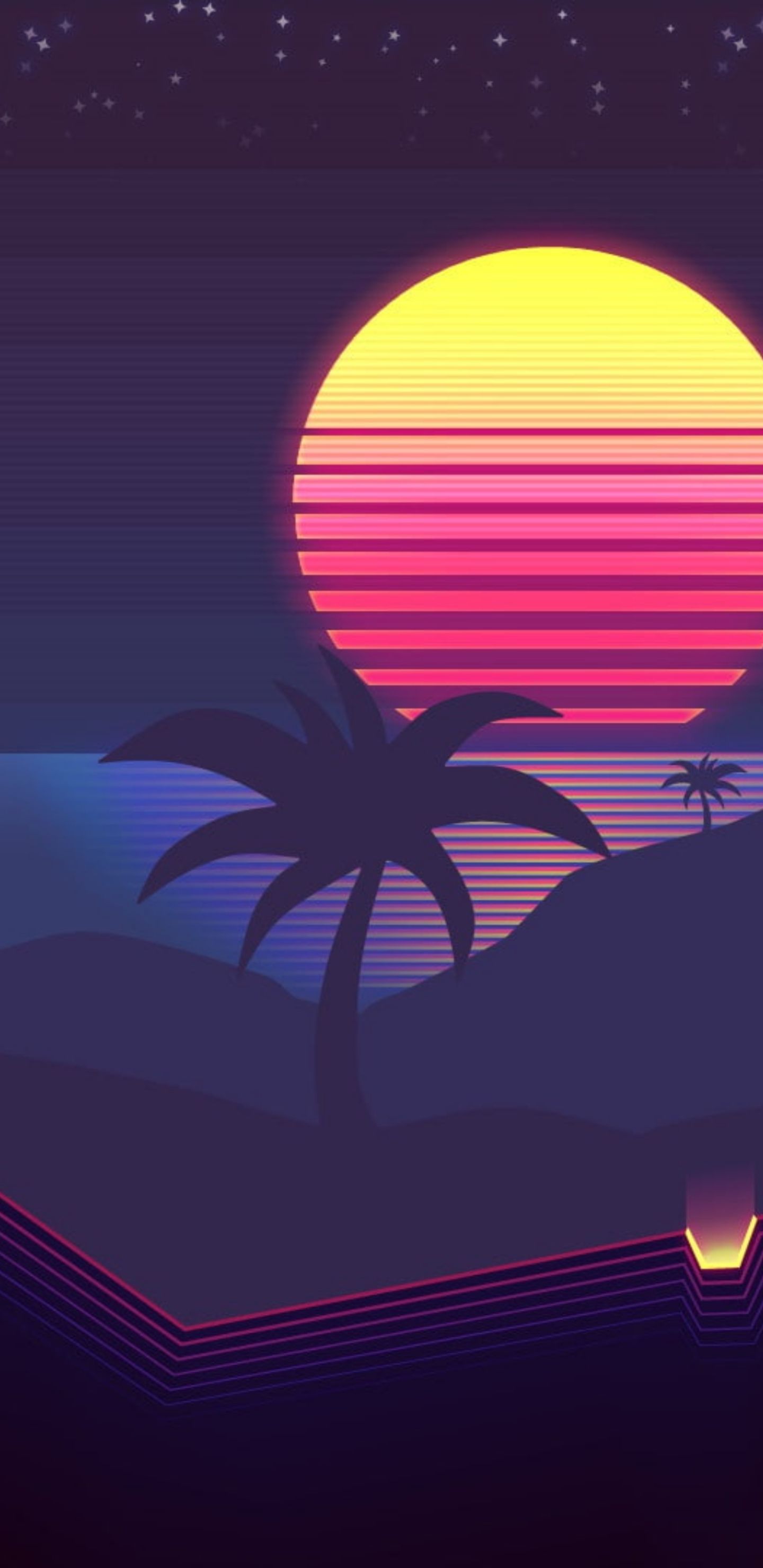 Top 35 Best Synthwave iPhone Wallpapers  Gettywallpapers