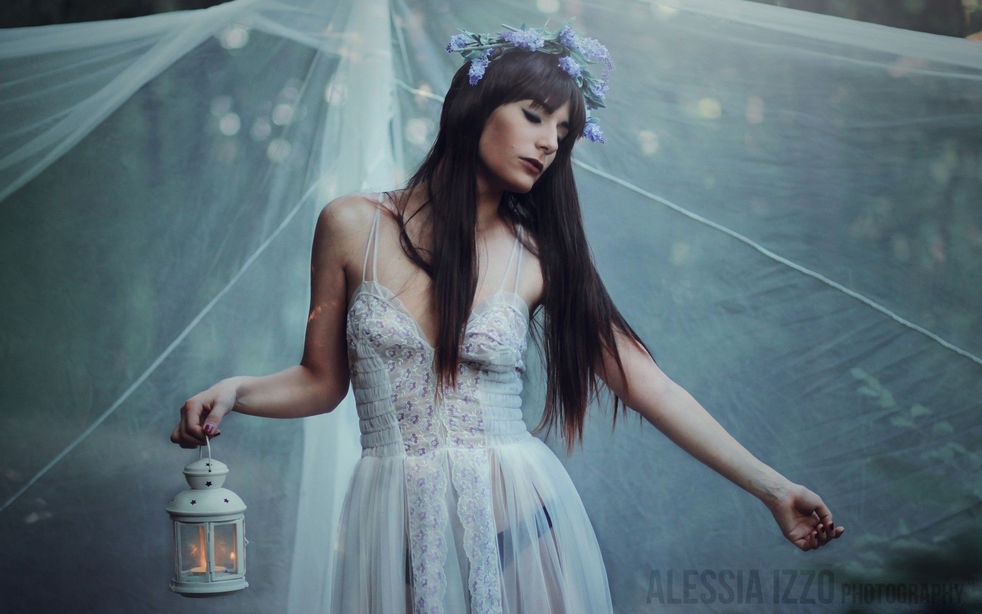 Girl With Lantern Wallpapers Wallpaper Cave