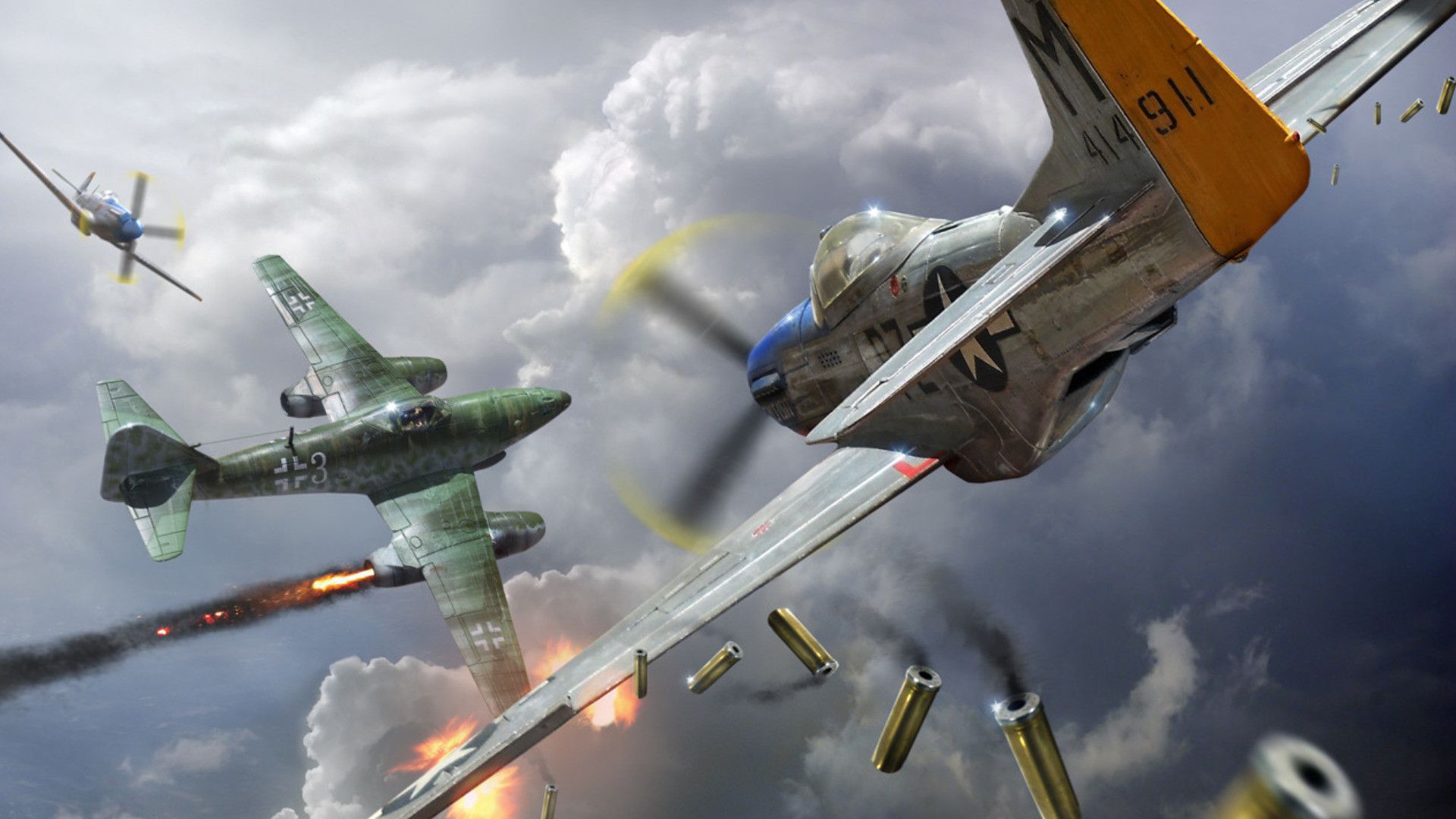 Wwii Fighter Planes Wallpaper 1920x1080