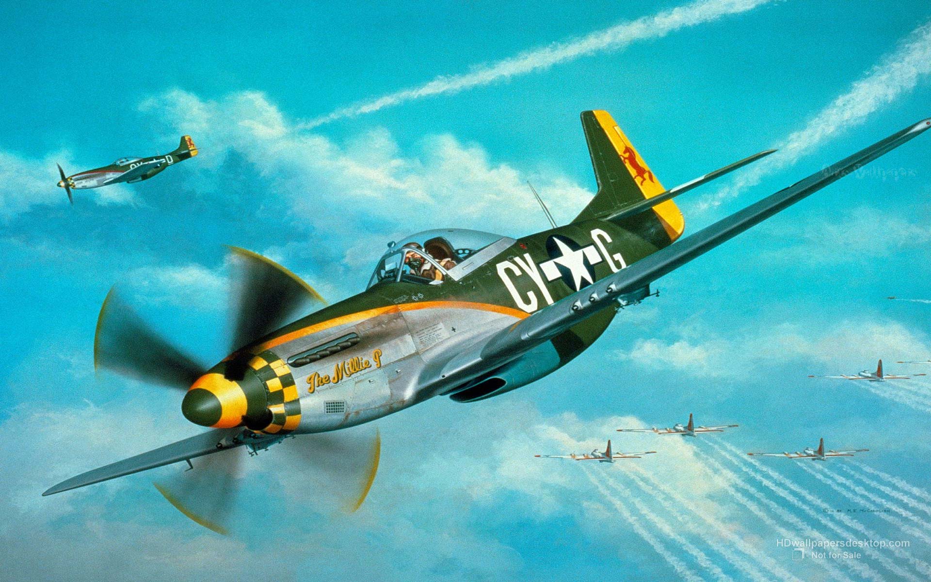 WWII Airplanes Wallpaper