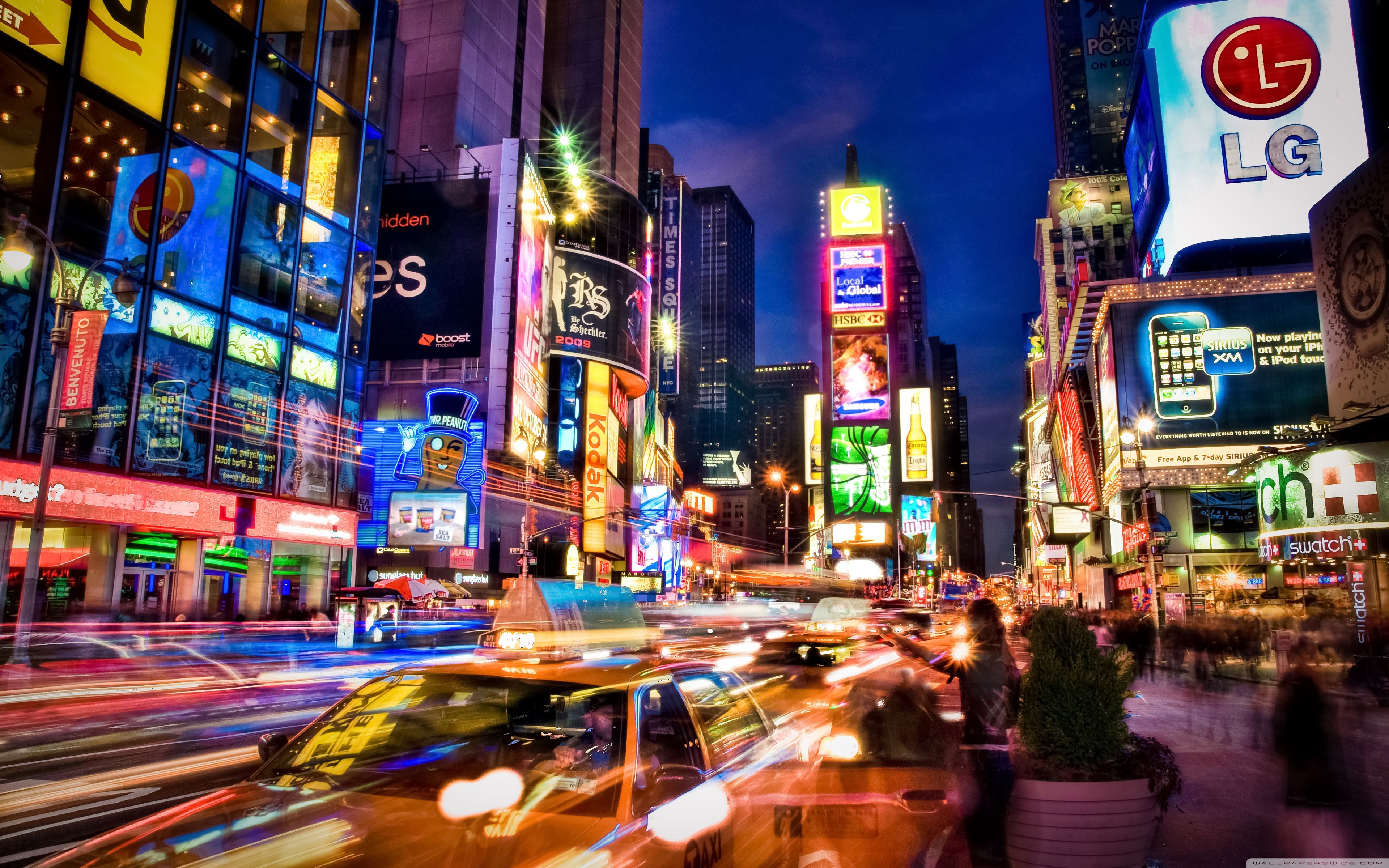 Free download New York City At Night 4K HD Desktop Wallpaper