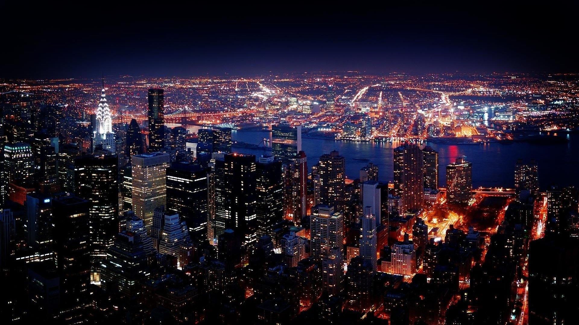 New York at Night Wallpaper
