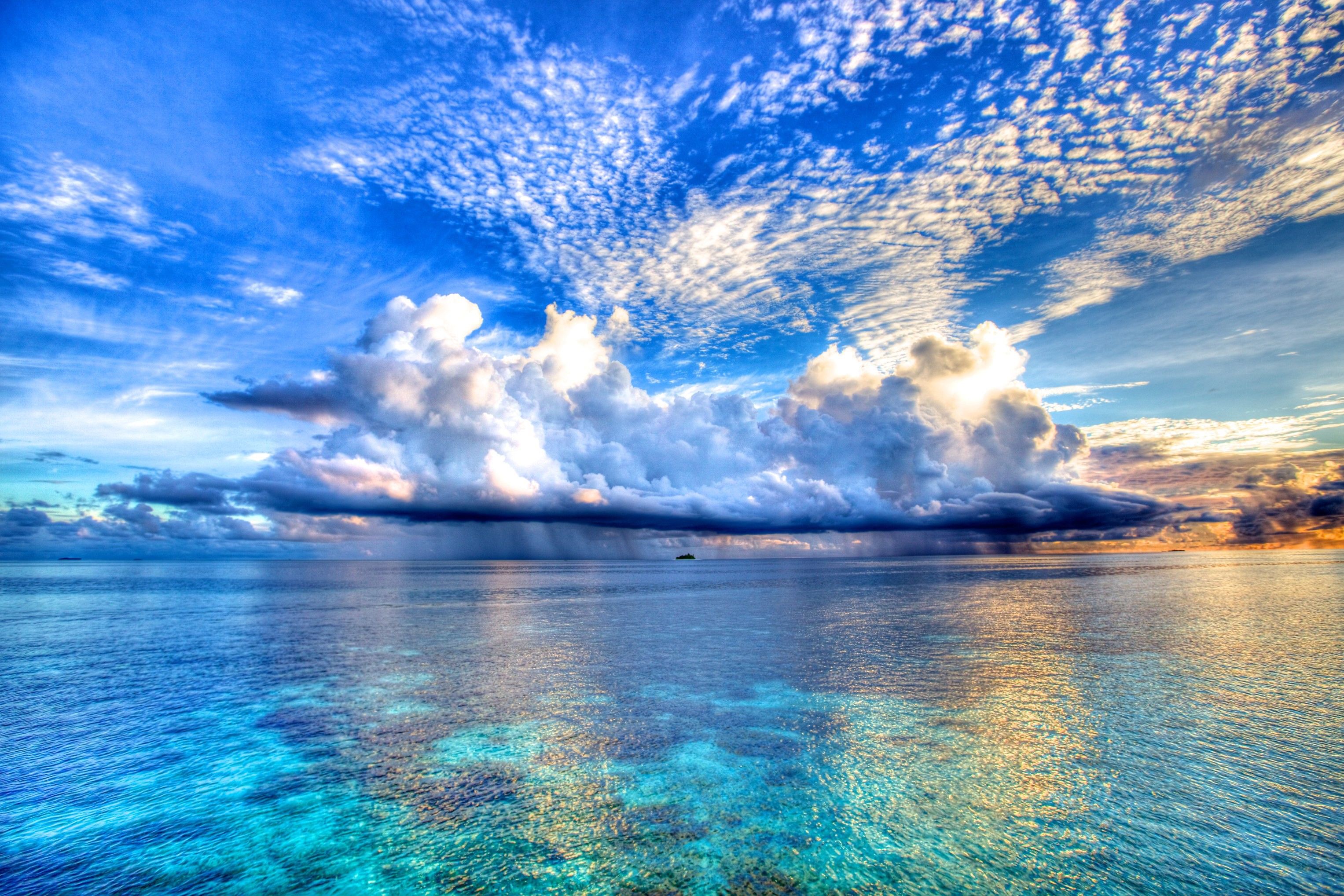 Xinature.com Beaches Reflect Beach Nature Sea Clouds Fantasy Life