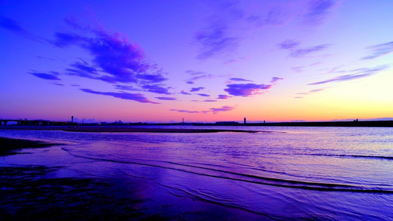 Sunsets Clouds Ocean Beach Silence .itl.cat