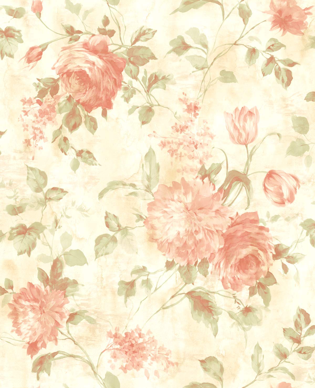 Vintage Floral Peach Wallpapers - Wallpaper Cave