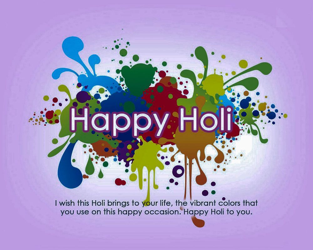 Happy Holi Wishes With Image. Happy holi wallpaper, Happy