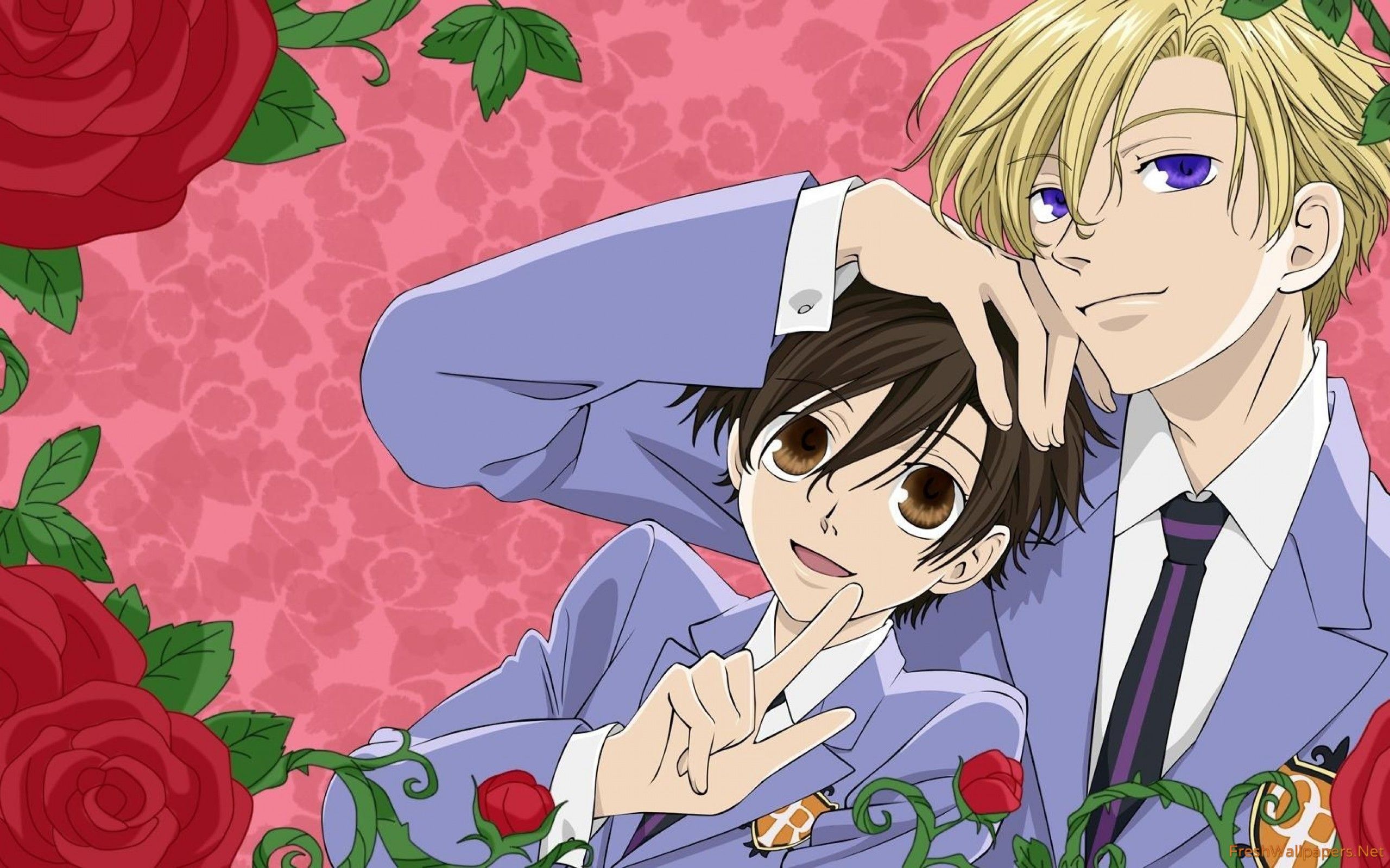 Haruhi Fujioka And Tamaki Suoh Highschool Host Club