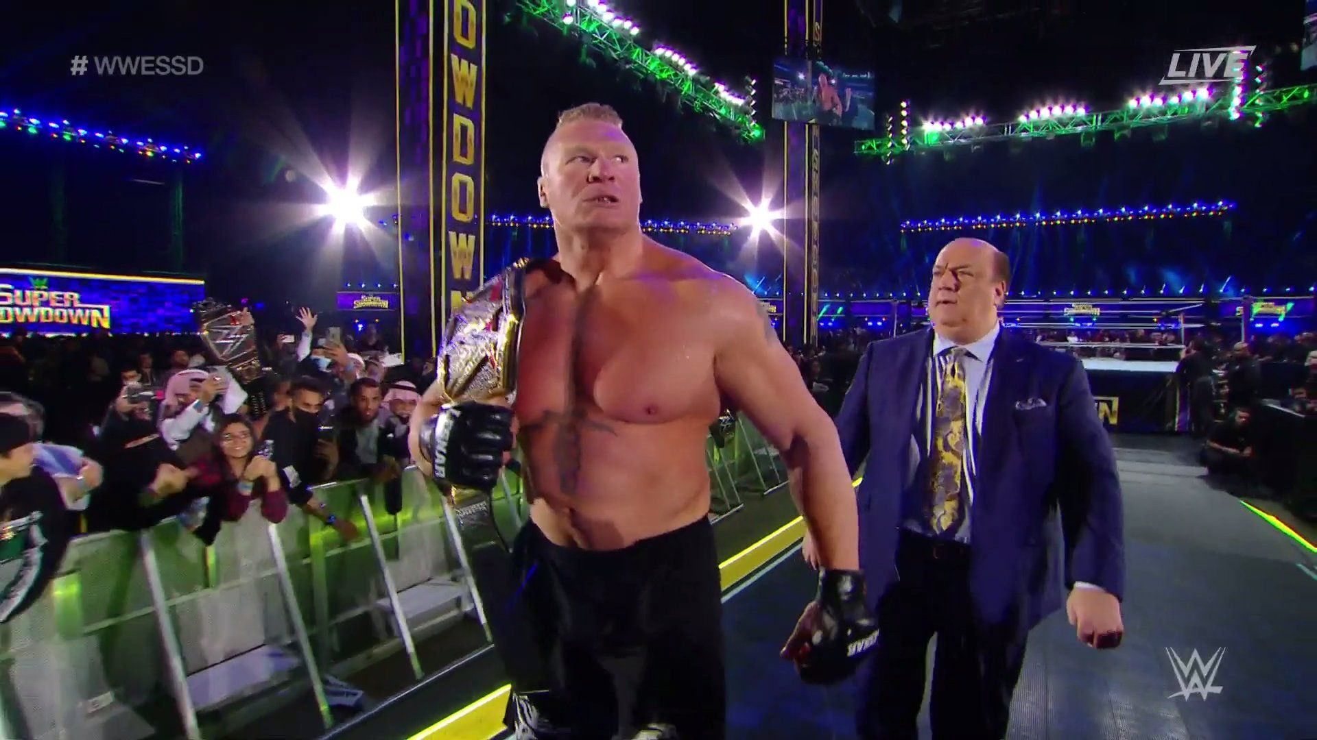 WWE Super ShowDown 2020, Brock Lesnar reste champion de la WWE