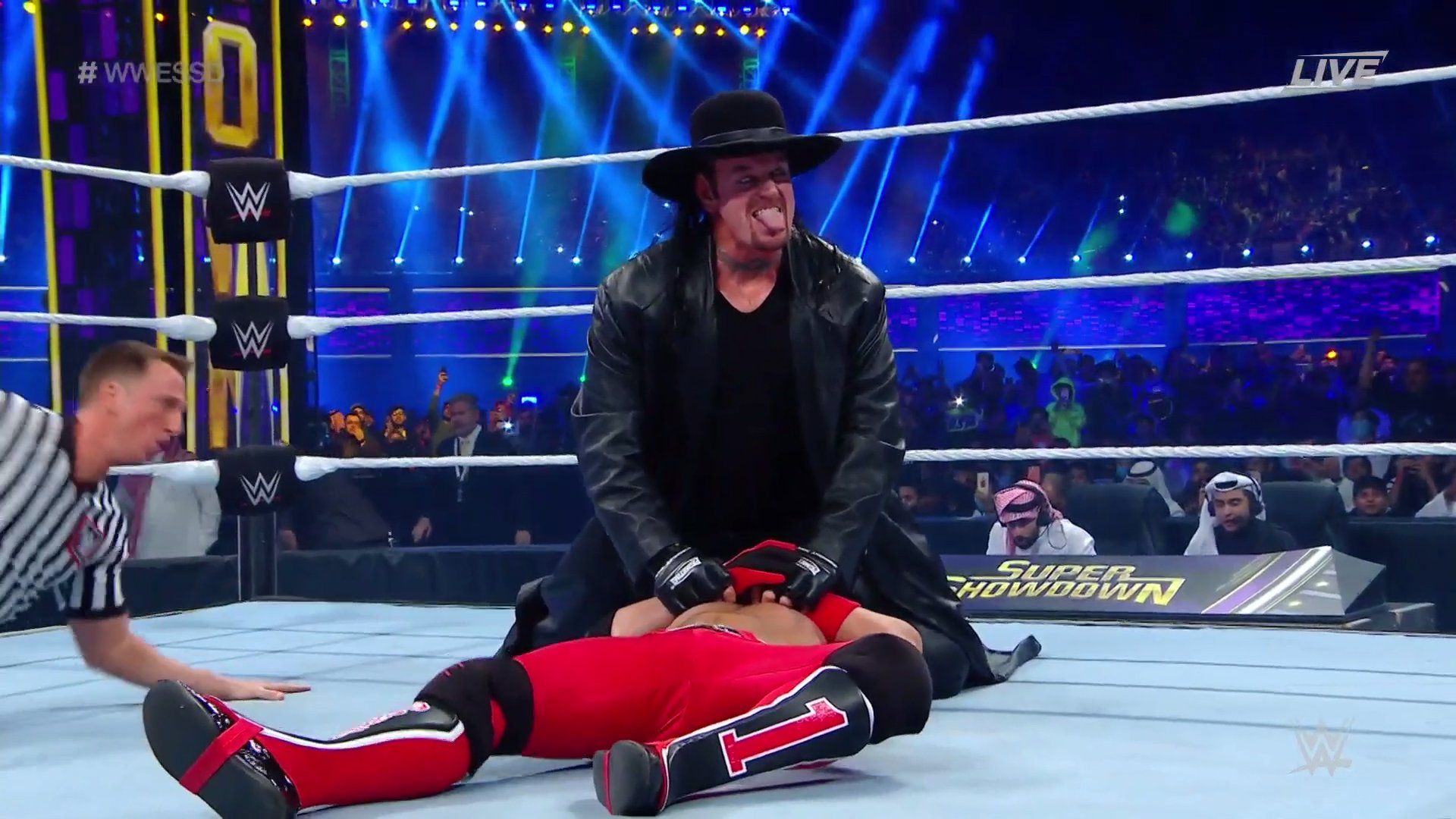 WWE legend The Undertaker returns to beat AJ Styles at Super