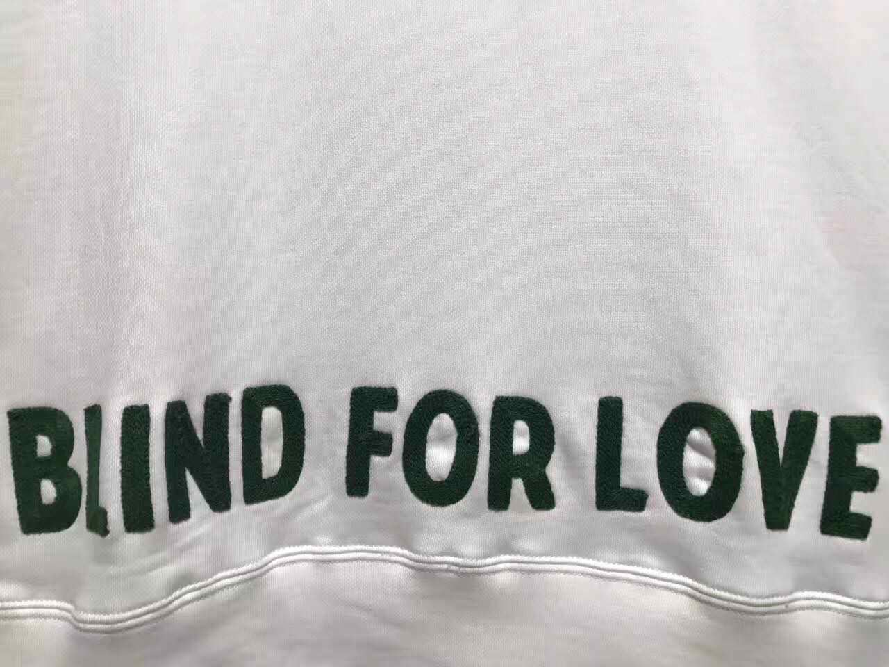 QC Gucci Ivory Cream Blind For Love Hoodie!
