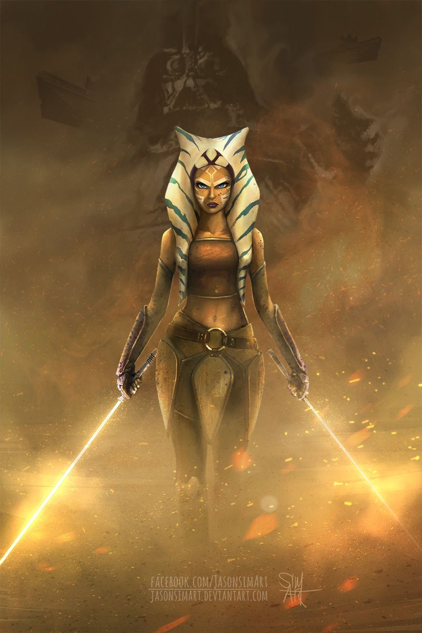 Ahsoka Tano by JasonsimArt. Star wars ahsoka, Star wars artwork