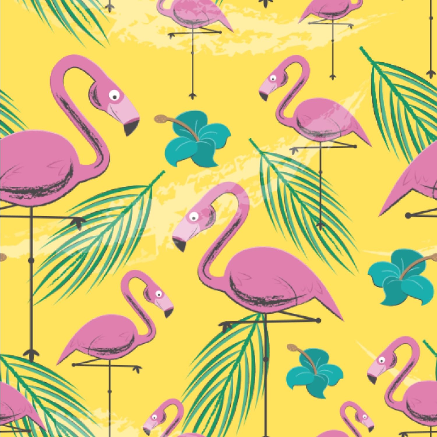 Pink Flamingo Wallpaper & Surface Covering