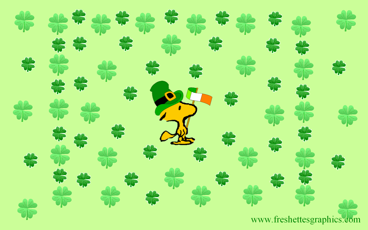 Snoopy Wallpaper St Patrick's Day