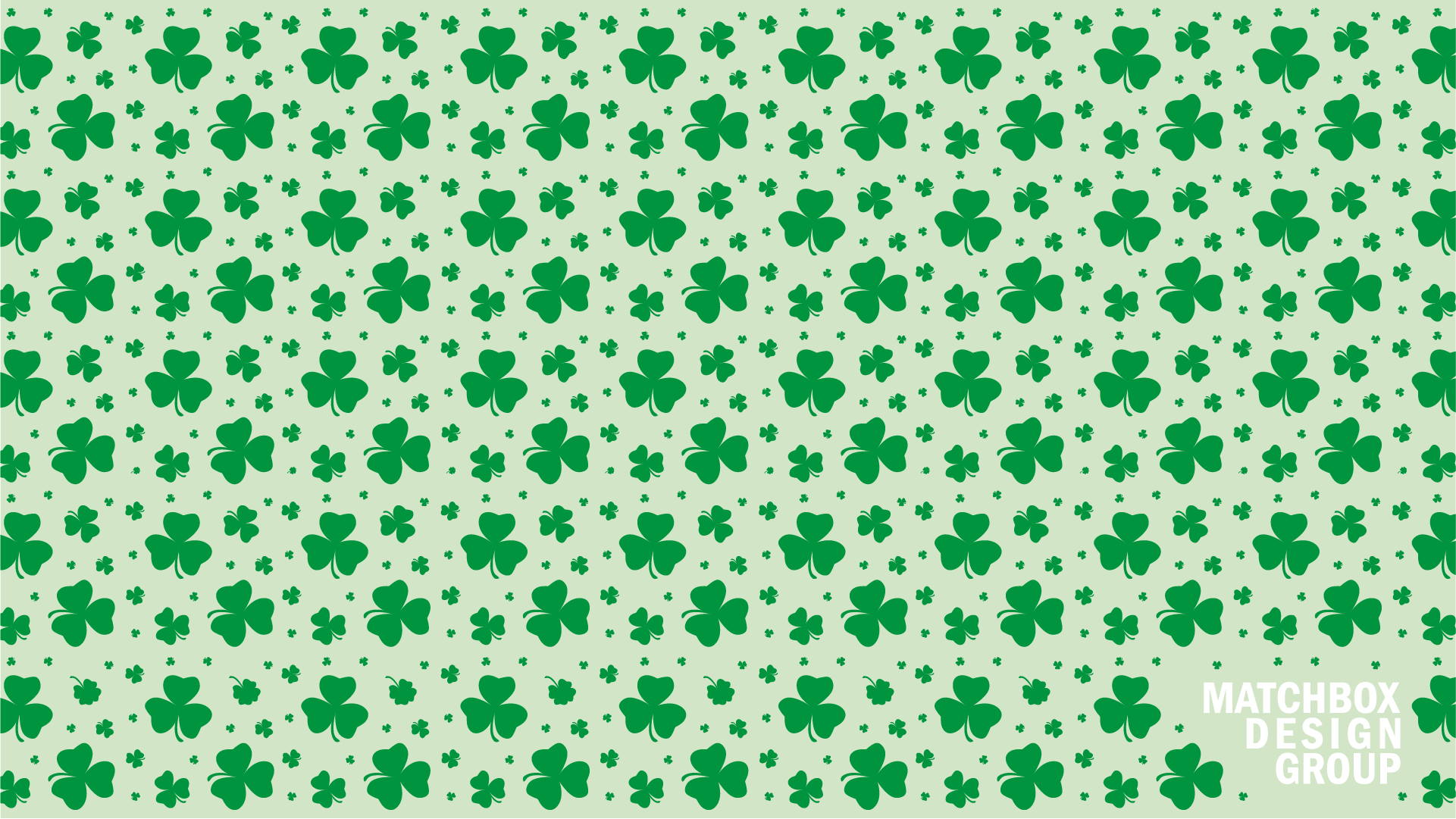 St. Patrick's Day Wallpaper. Matchbox Design Group. St. Louis, MO