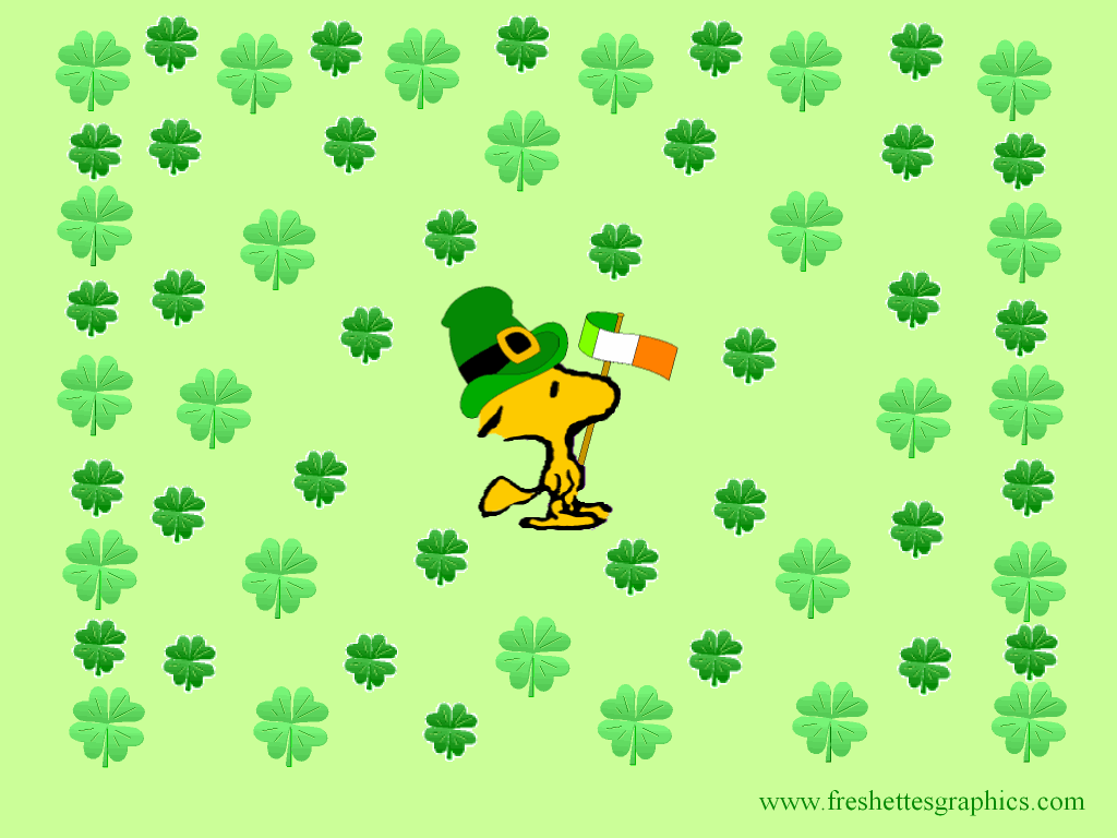 st patrick's day wallpaper and background. woodstockstpatswall2