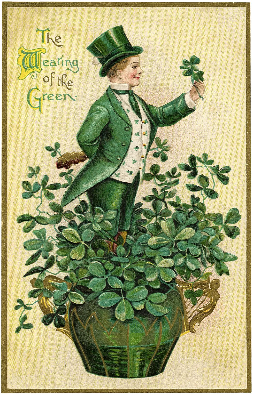 St Patrick's Day Men Image! Graphics Fairy