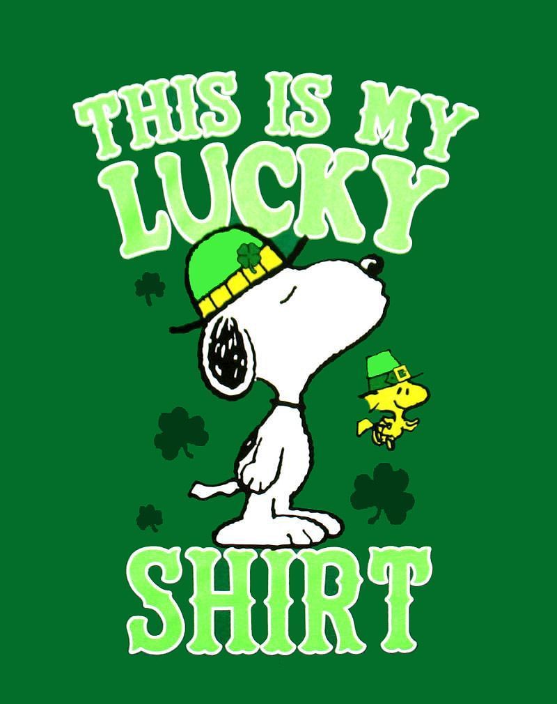 Snoopy St. Patrick Day Wallpaper. Snoopy St. Patrick's Day Shirt