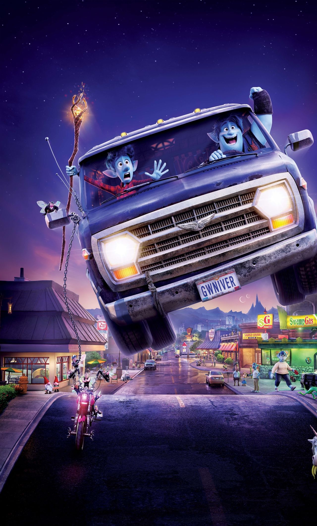 Pixar Onward Movie iPhone 6 plus Wallpaper, HD Movies 4K
