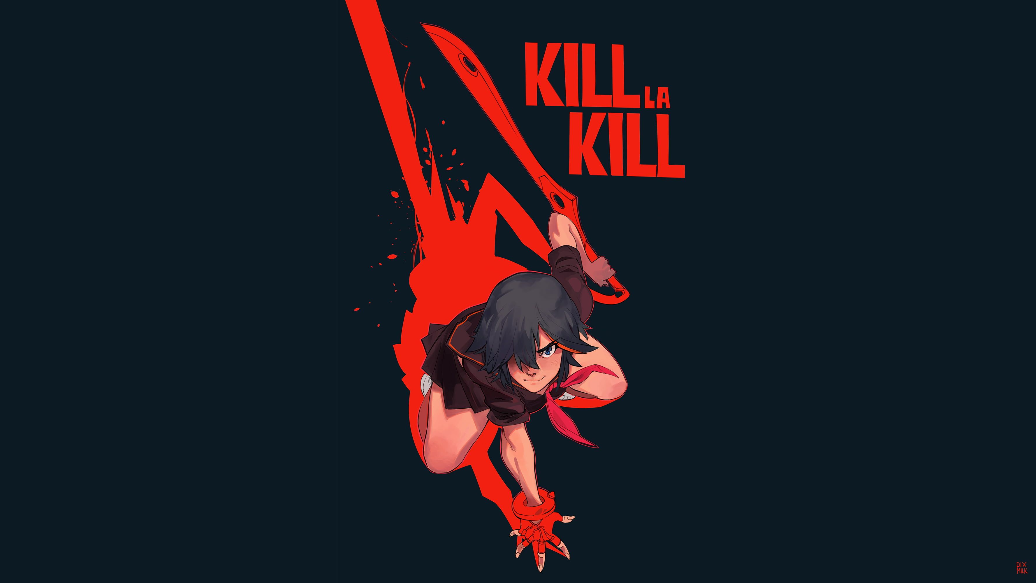 Kill la Kill cover, anime girls, artwork, digital art, Kill la