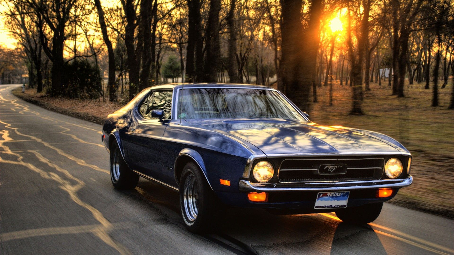 Classic Muscle Car Wallpaper Background. Classic