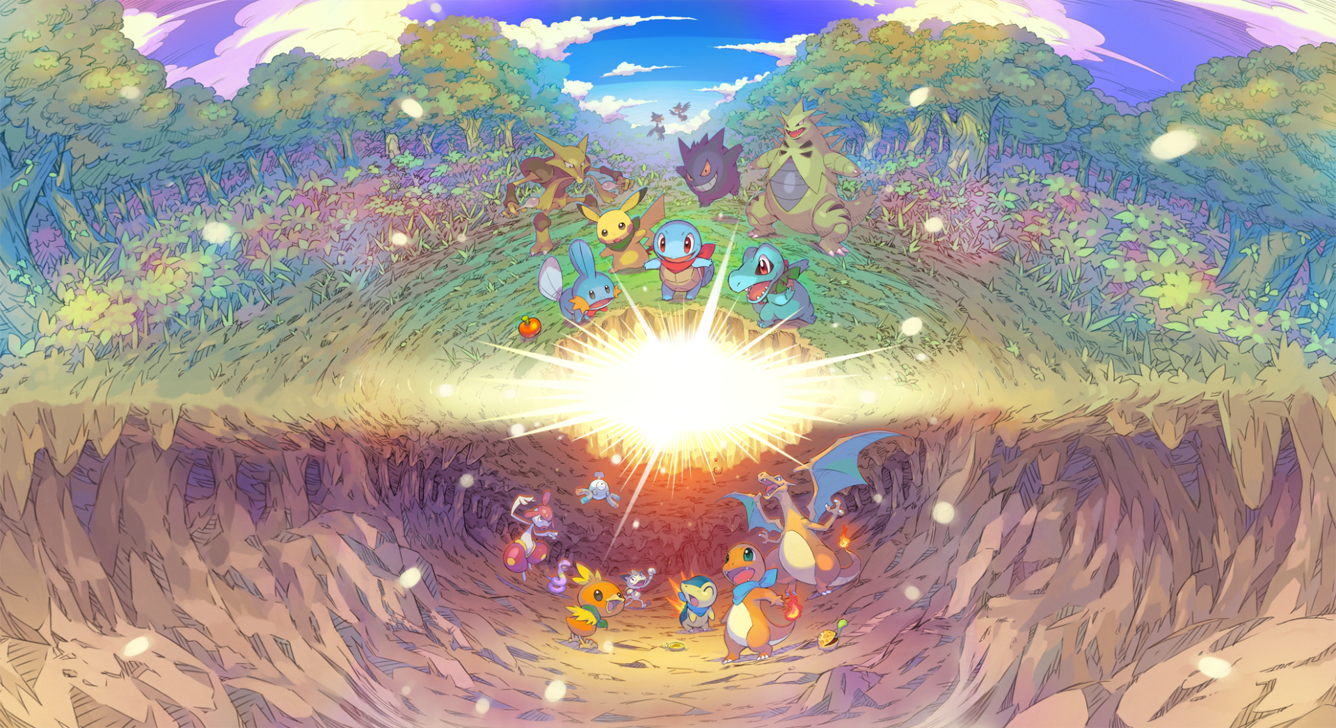 Pokémon Mystery Dungeon: Rescue Team DX HD Wallpaper