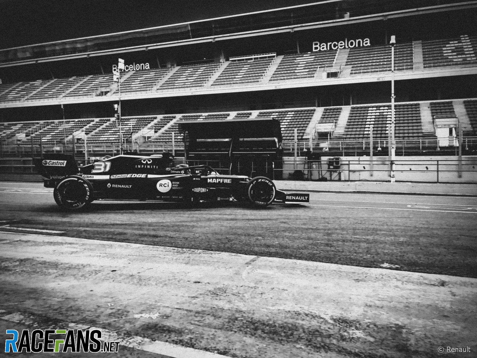 First picture: New Renault makes its debut on track · RaceFans