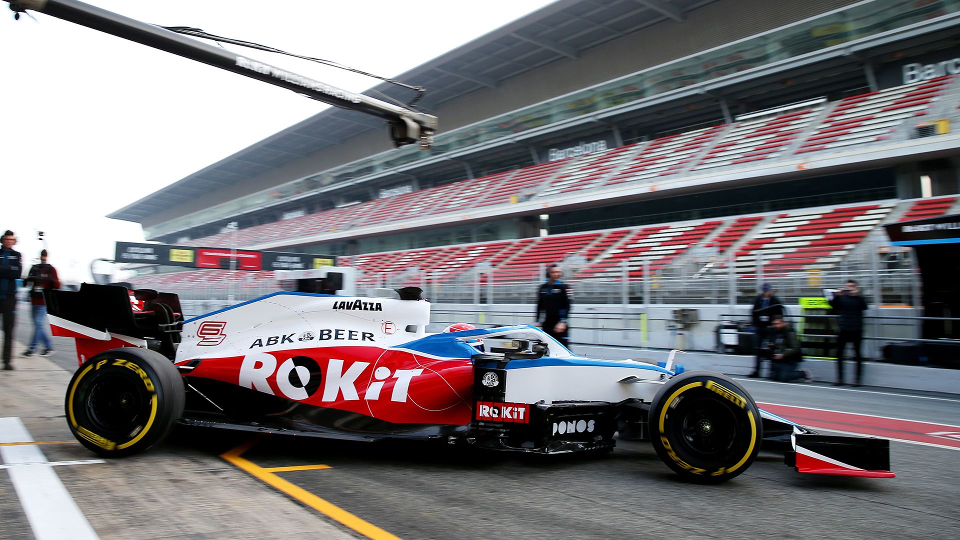 Williams, Haas and Renault run 2020 cars in Barcelona. Formula 1®
