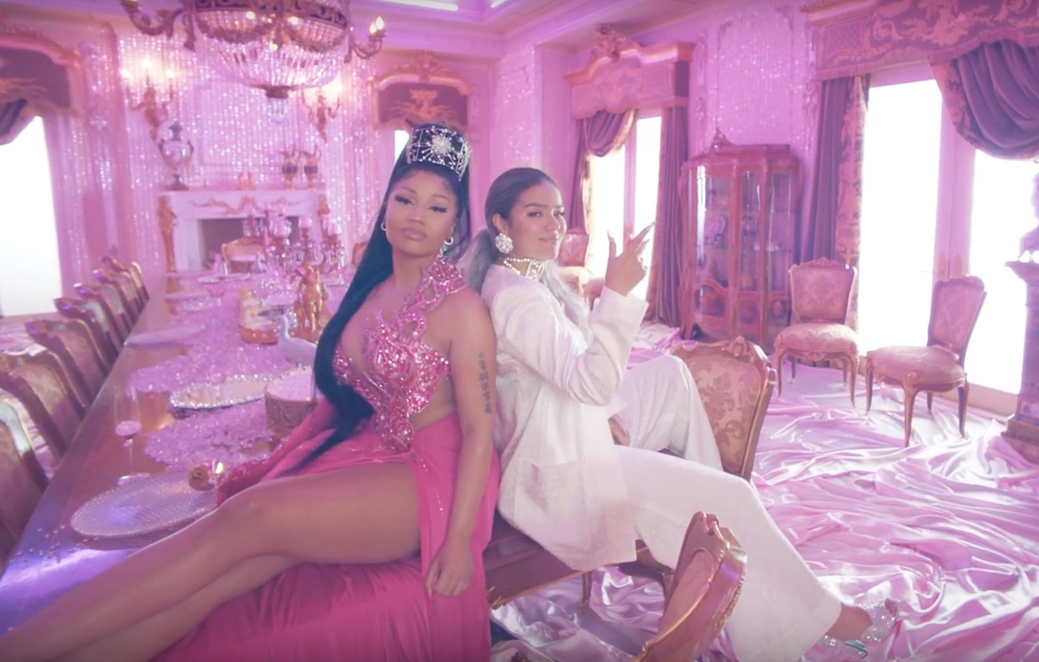 Karol G, Nicki Minaj Exude Glamour in Surprise New 'Tusa' Video