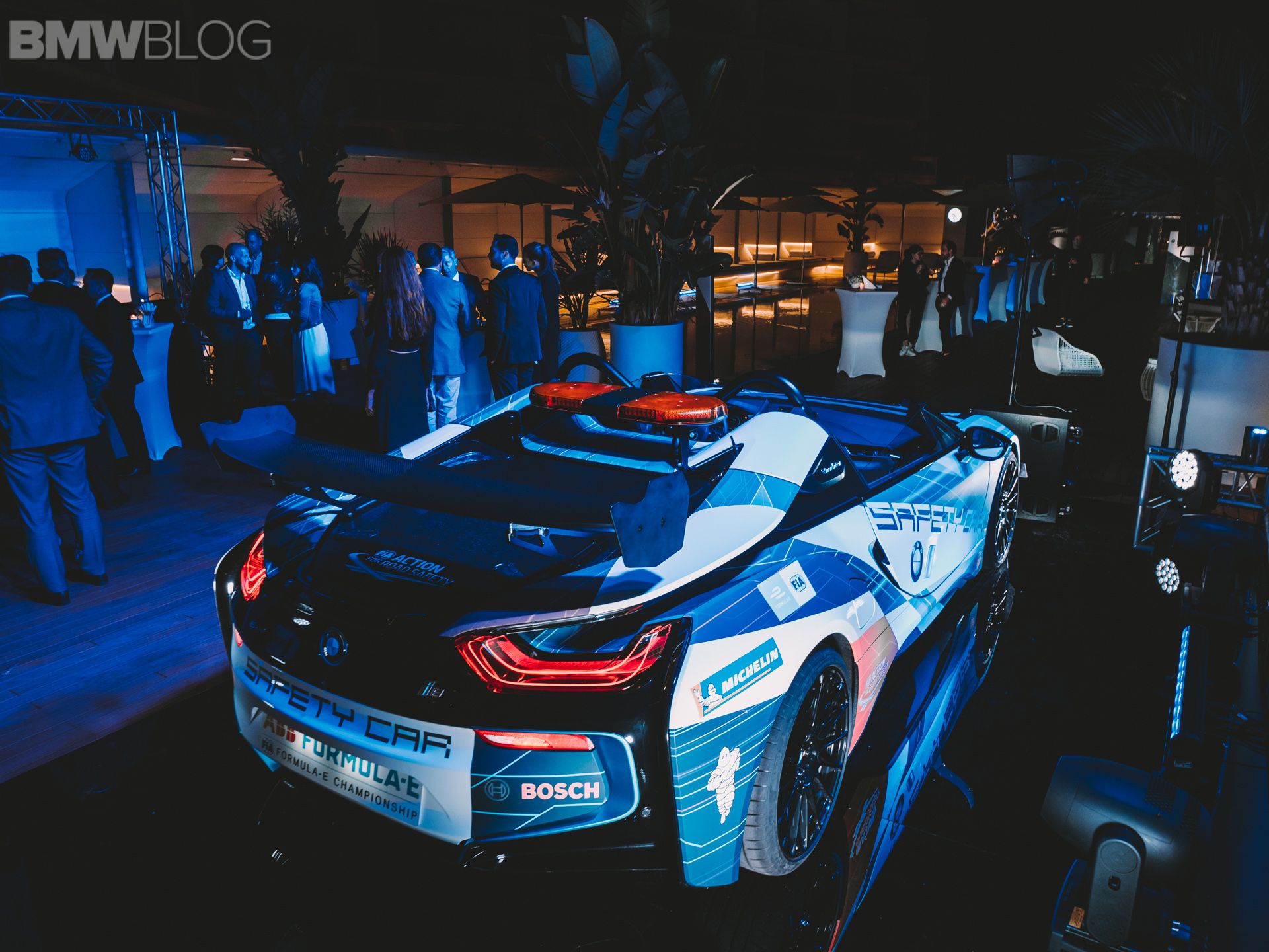 Real life photo: BMW i8 Roadster Safety Car