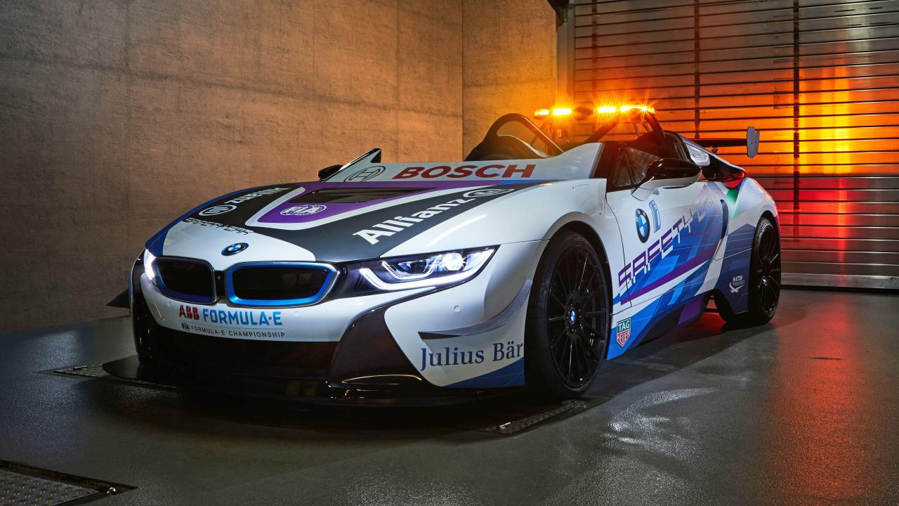 Formula E&;s new safety car is a weird BMW i8 speedster