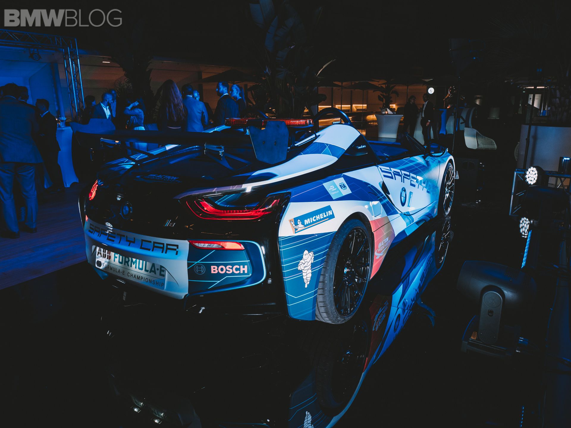 Real life photo: BMW i8 Roadster Safety Car