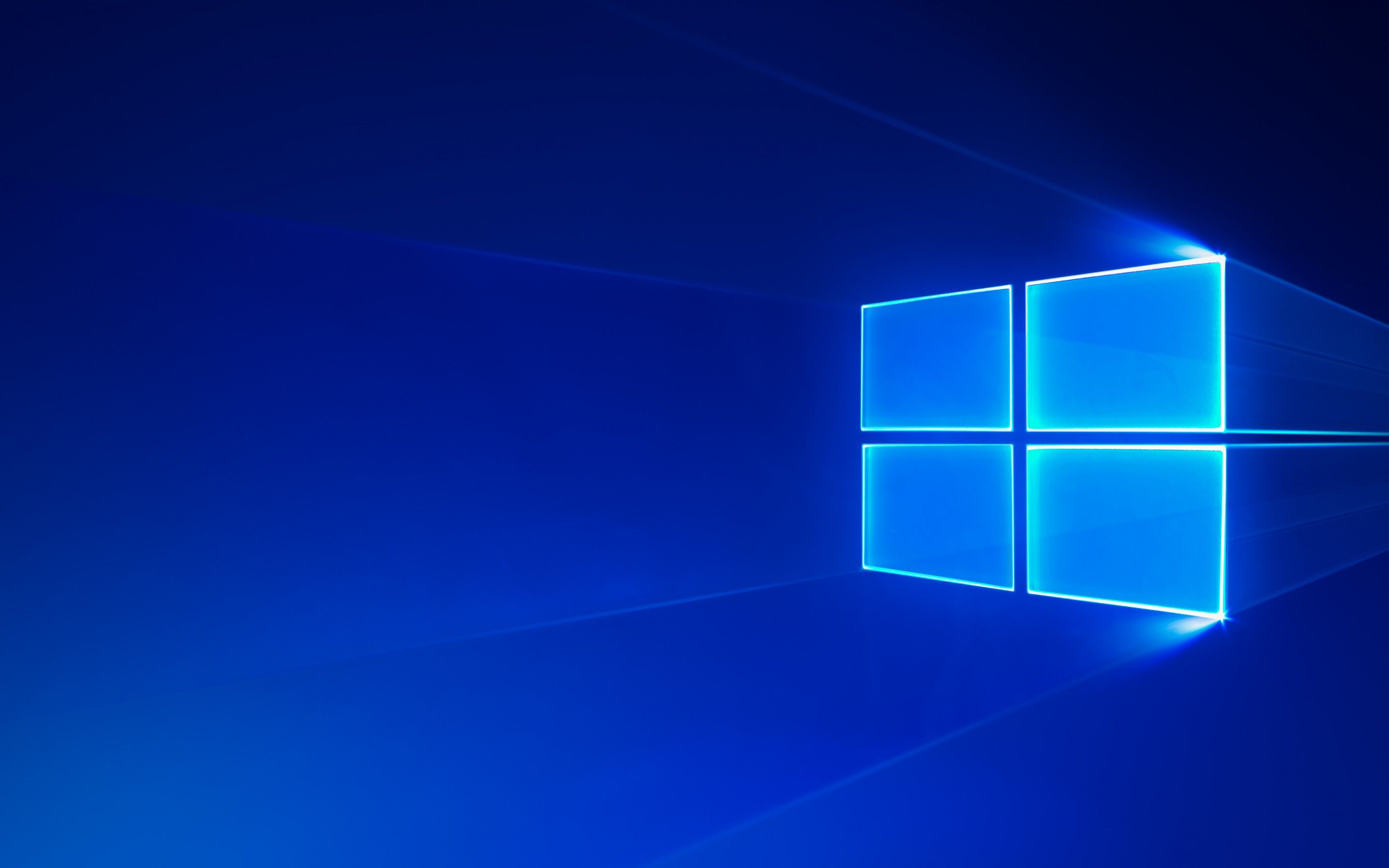 Wallpaper Windows 10 S, Stock, Blue, HD, 4K, Technology