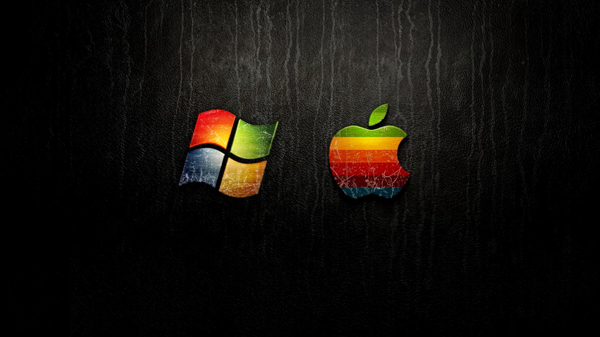 Apple Windows Background. Apple