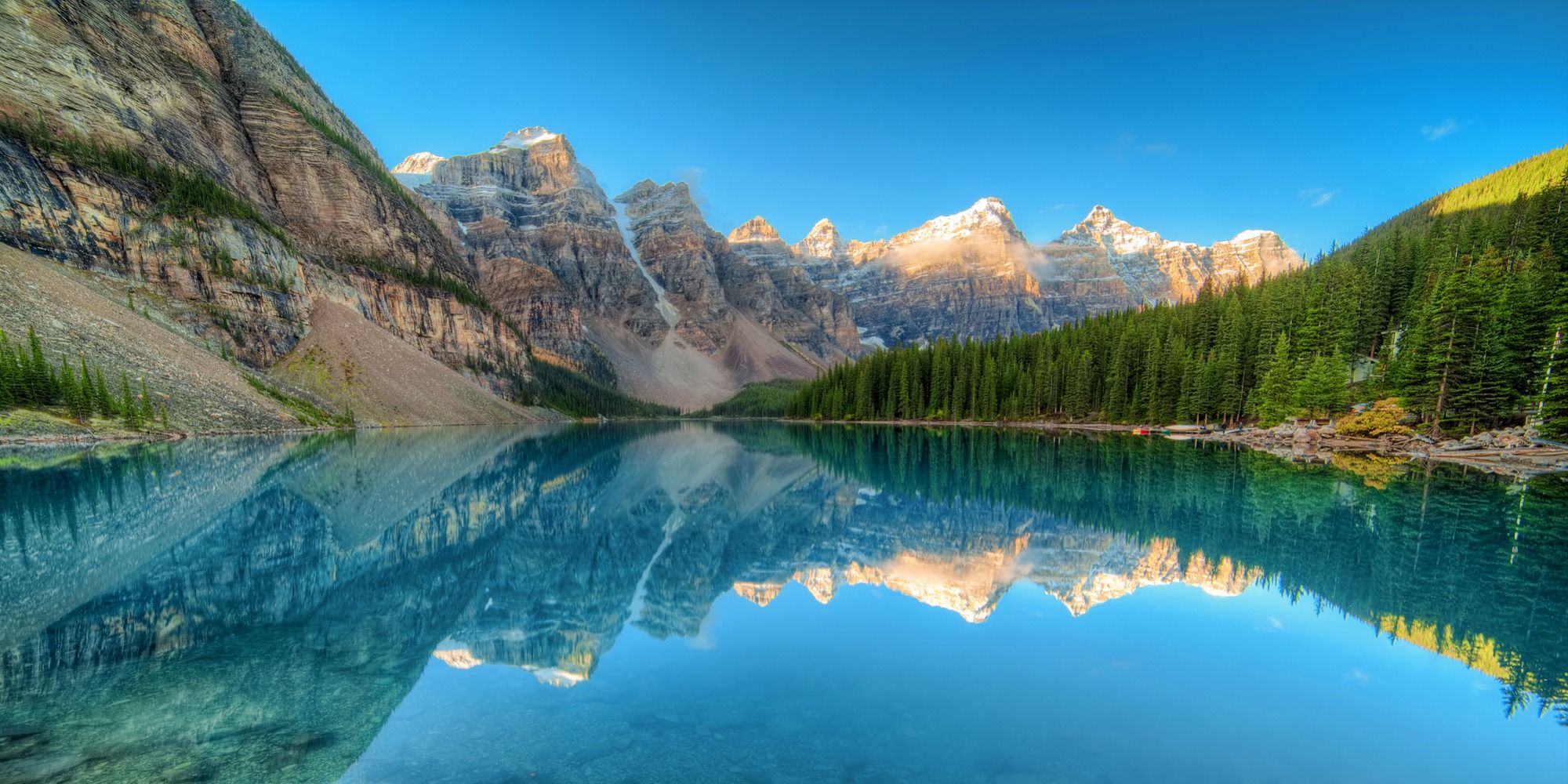 Moraine Lake, Alberta, Canada km2, Map, Activities