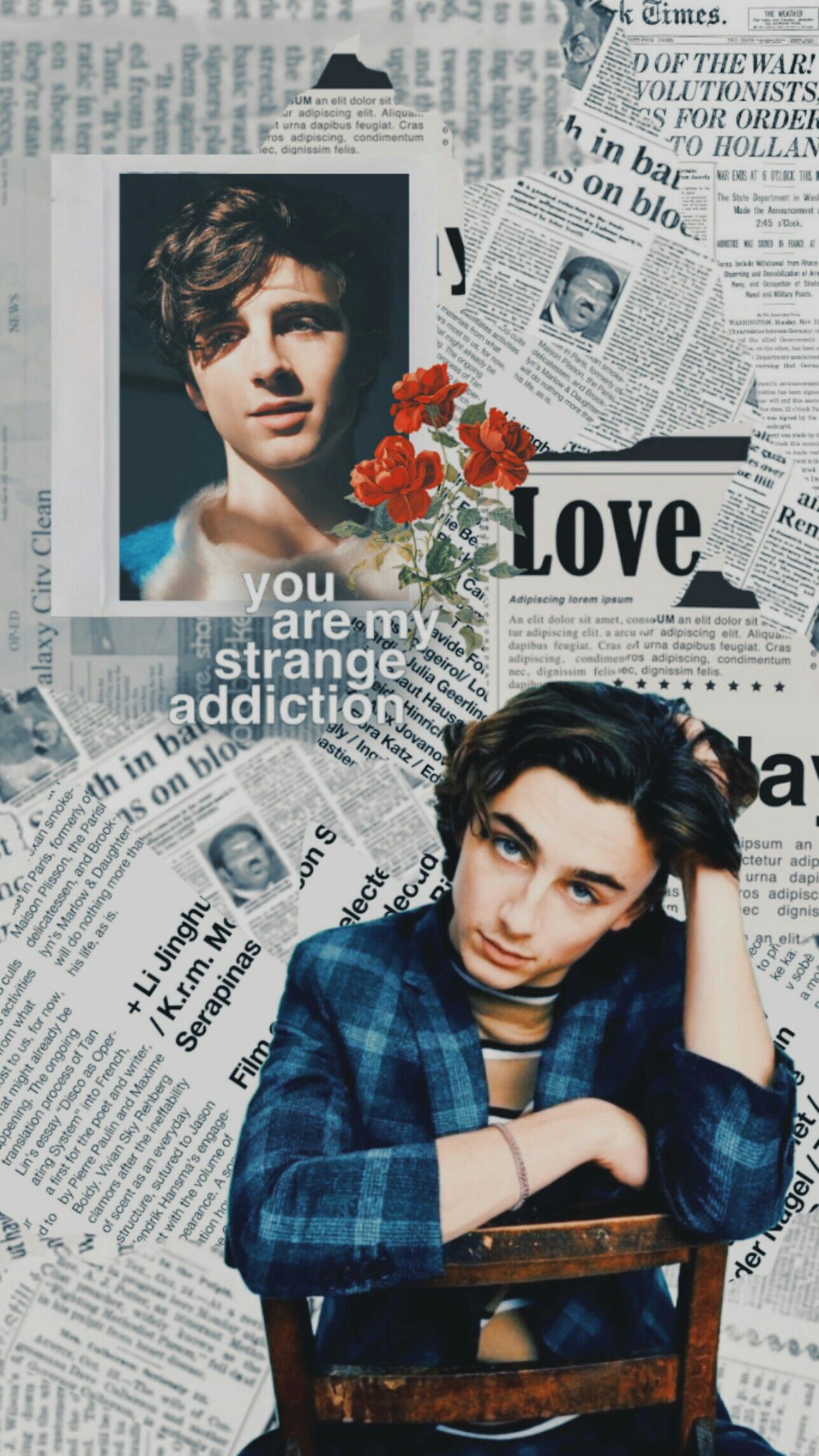 Timothee Chalamet Aesthetic Wallpapers - Wallpaper Cave