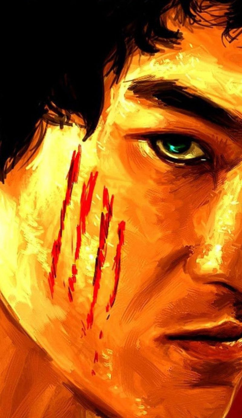Download Bruce Lee Painting Iamges Apple iPhone 6S, 6