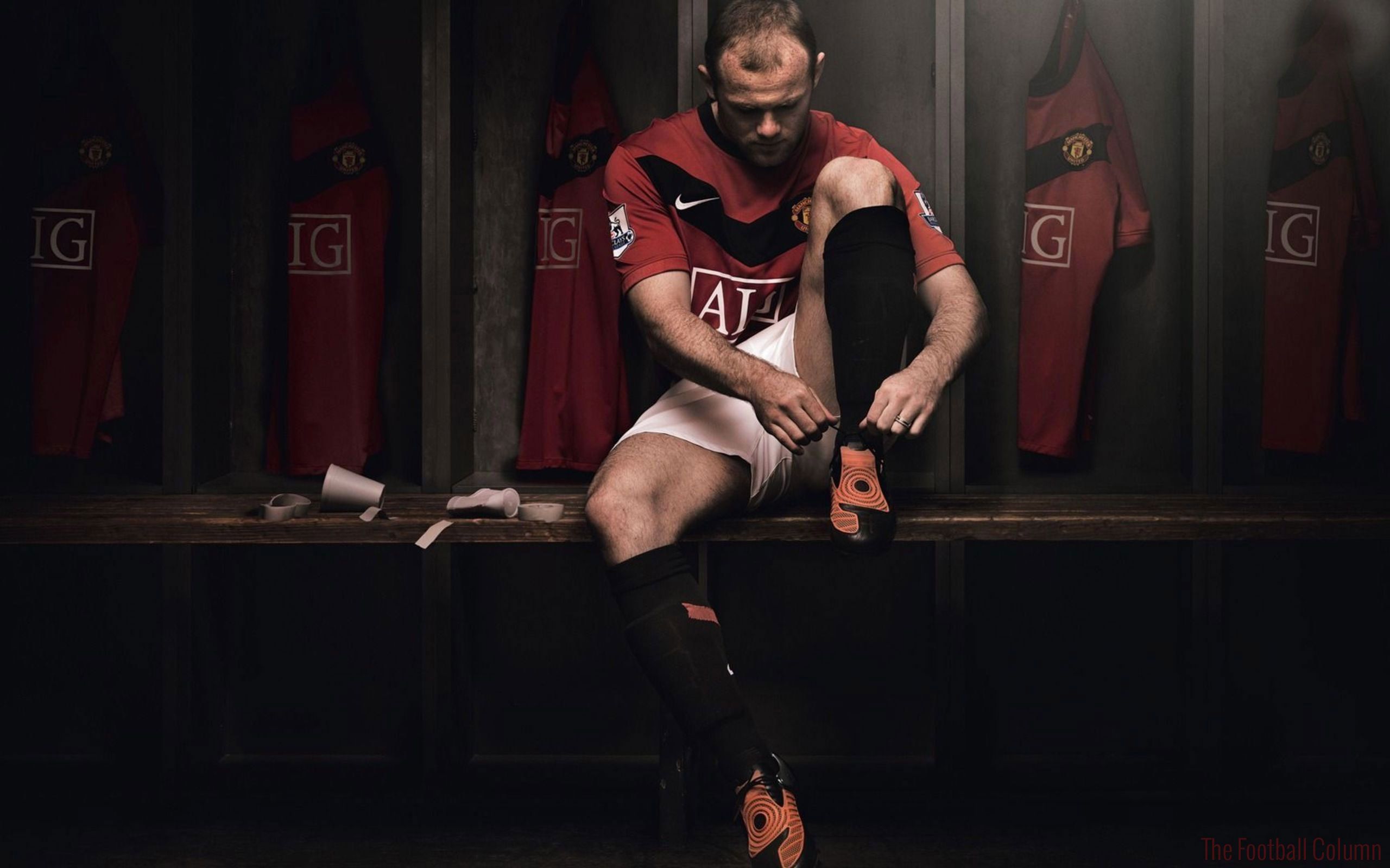 Manchester United Wallpaper Player In Changing Room, HD