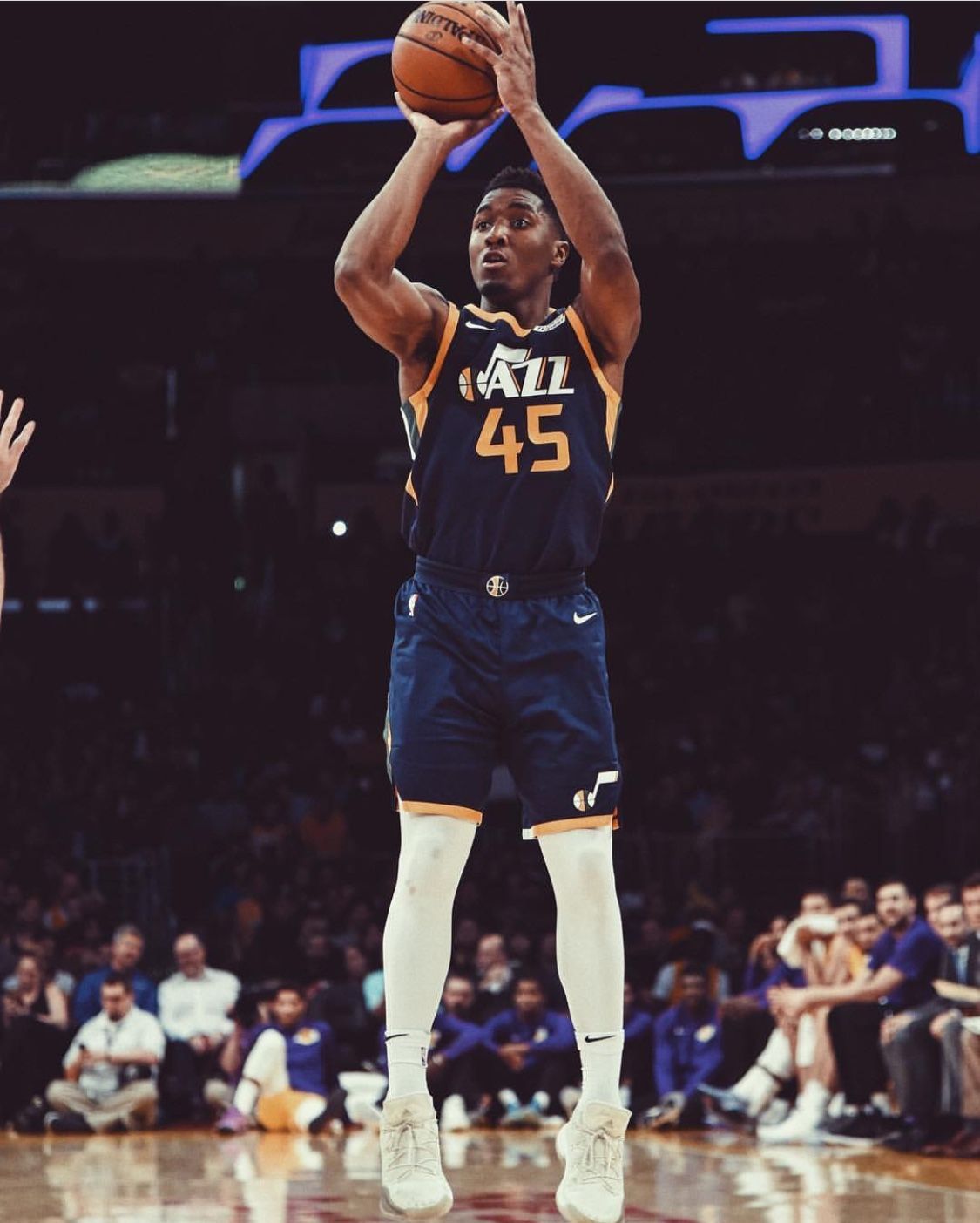 The rookie. Donovan Mitchell looks good. Jazz basketball, Utah