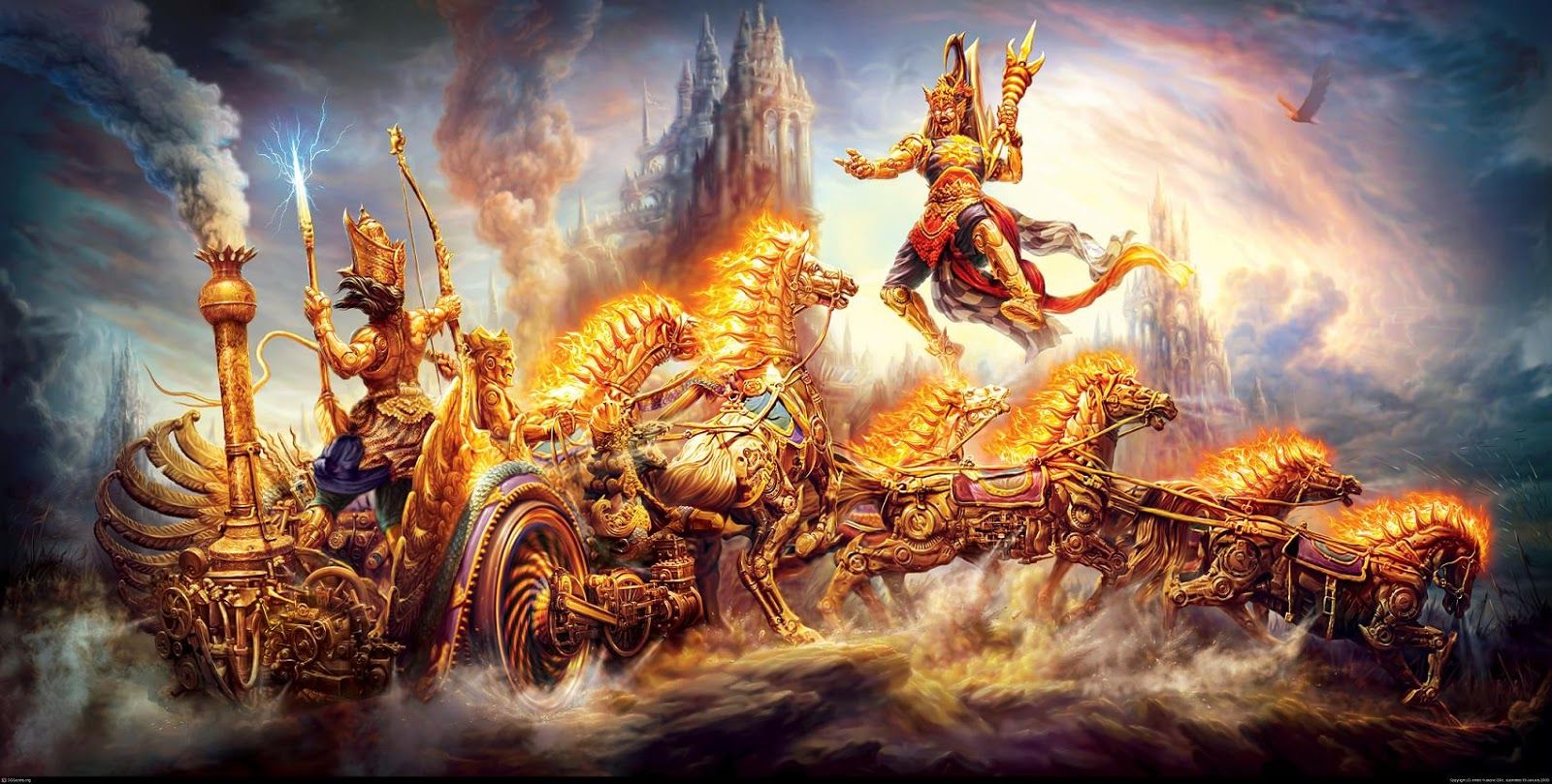 Mahabharat War Large War Wallpaper
