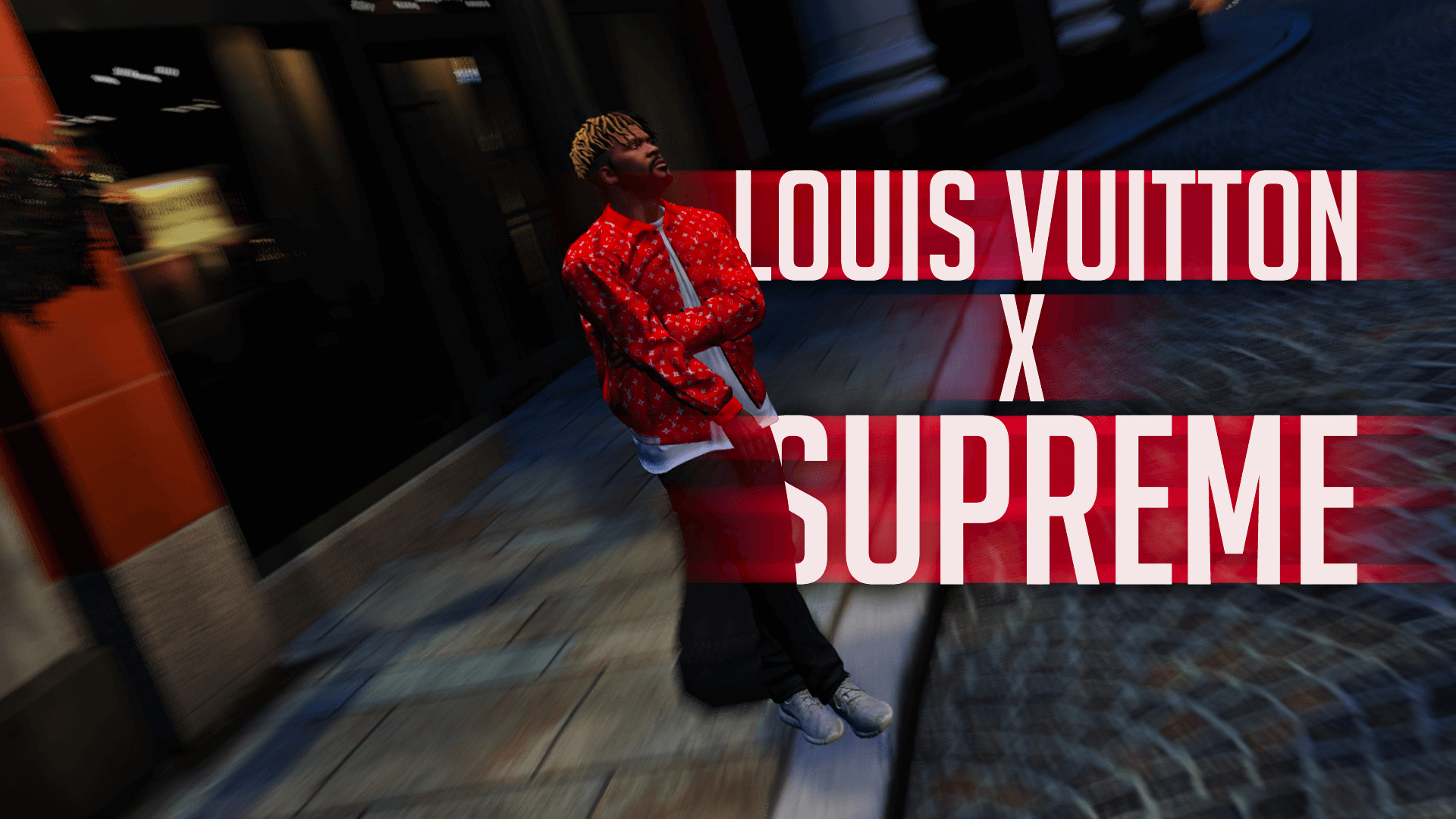 Supreme X Louis Vuitton Logo Png