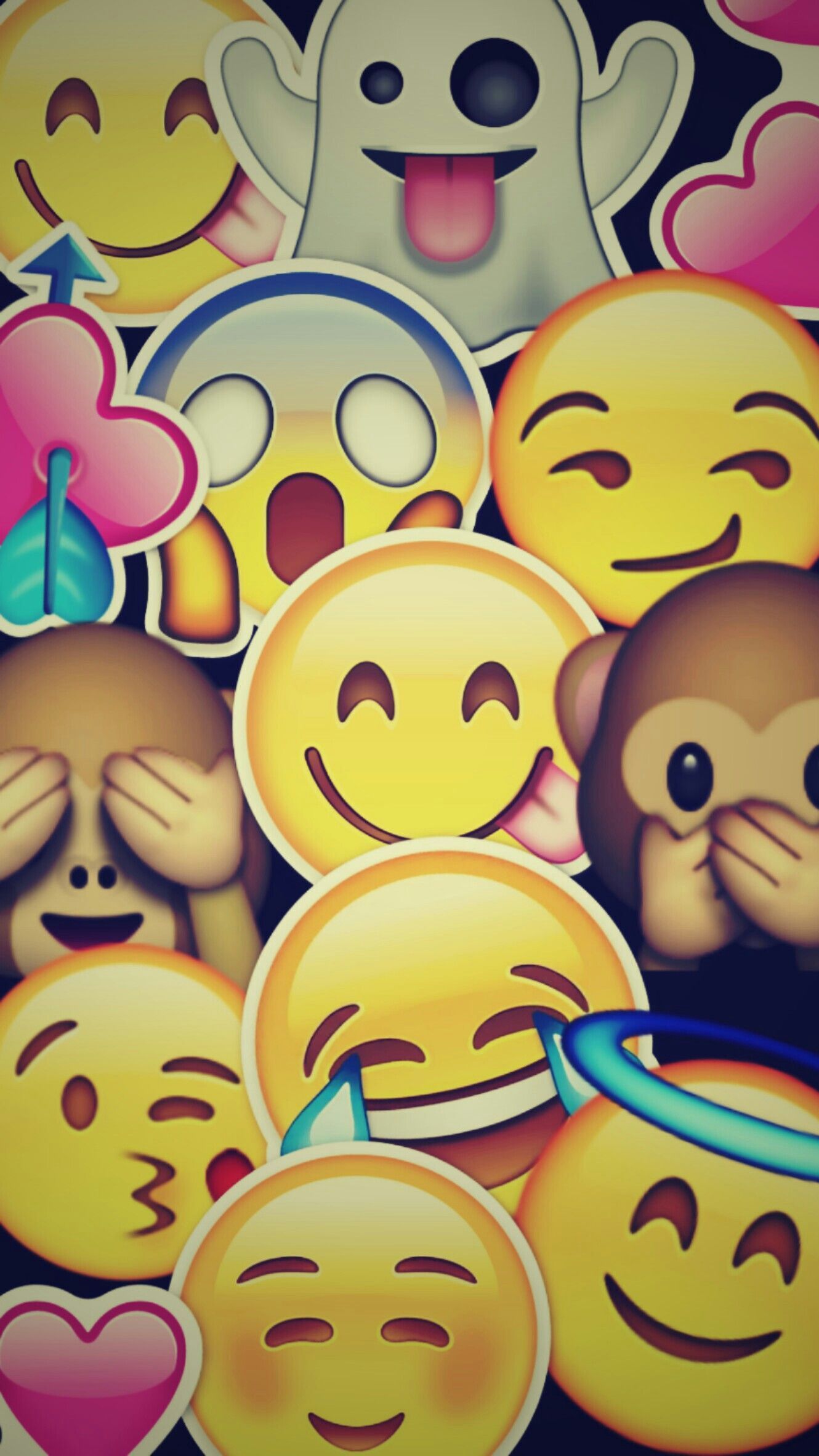 Emoji Background Wallpaper, Free Stock Wallpaper