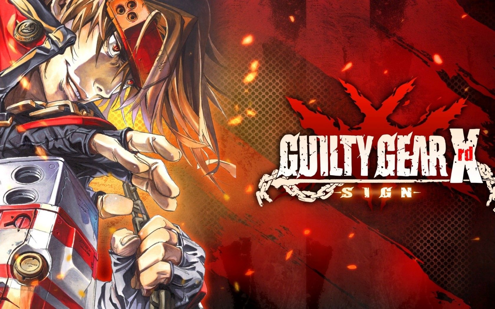 Guilty Gear Xrd Sign, Sol Badguy, Sword, Anime Style