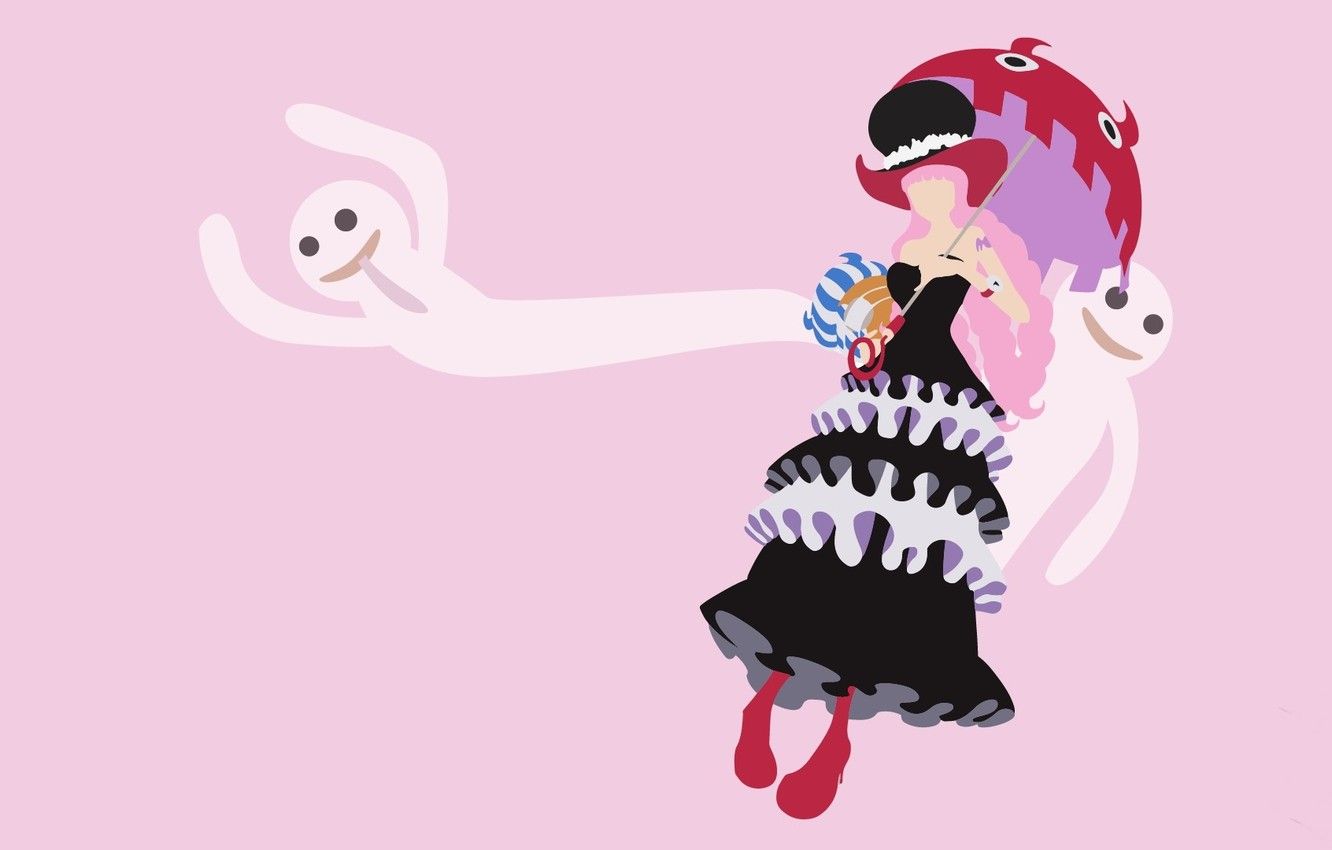 Wallpaper kawaii, girl, zombie, game, ghost, One Piece, pink hair