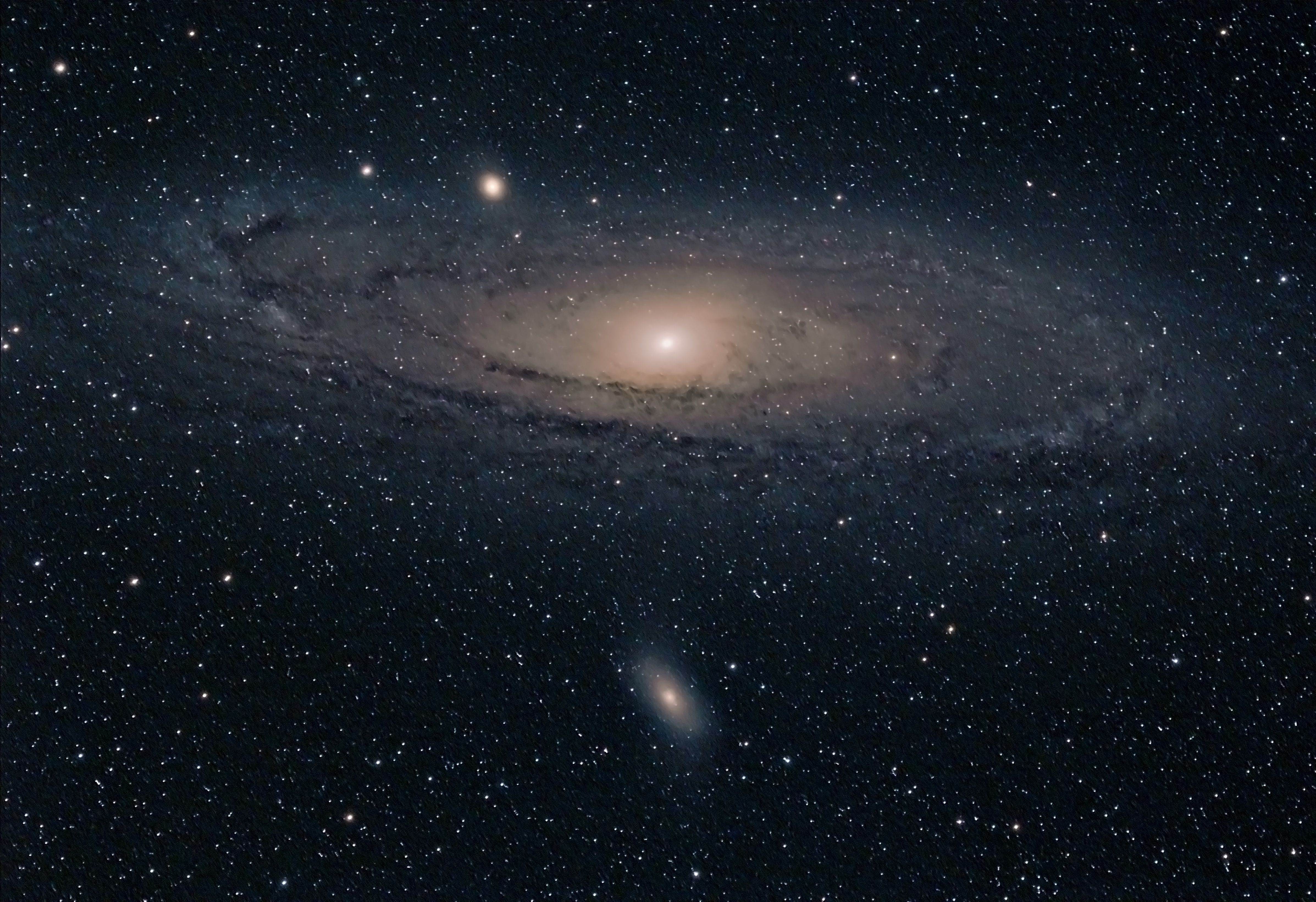 Messier Andromeda Galaxy 4k Ultra HD Wallpaper. Background