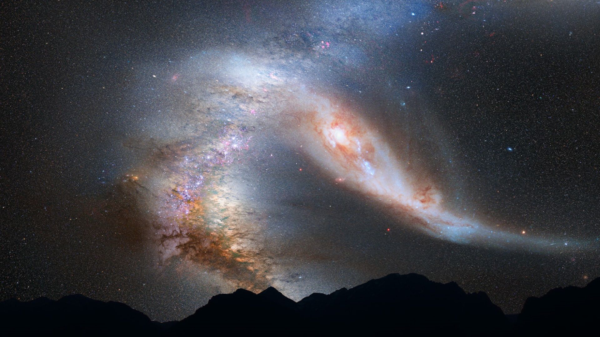 Andromeda Galaxy Milky Way 3000x2001 Resolution HD 4k